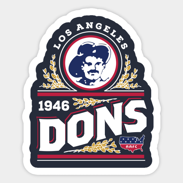 Los Angeles Dons Sticker by MindsparkCreative